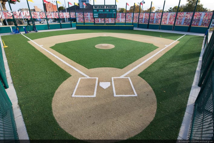 SYNLawn Milwaukee WI Childrens Baseball Field Diamond Playground